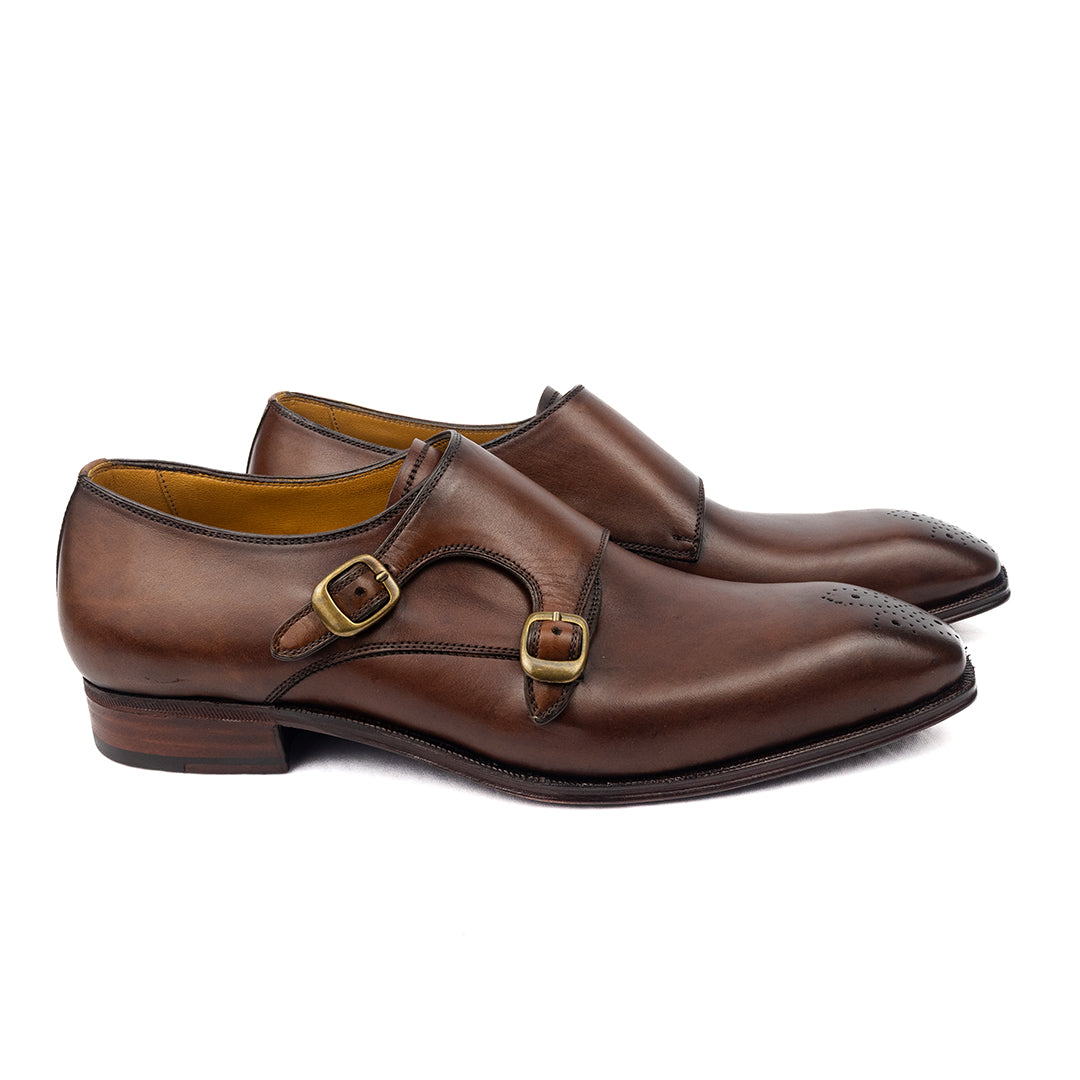 Double Monk estilo inglês cor artesanal chocolate