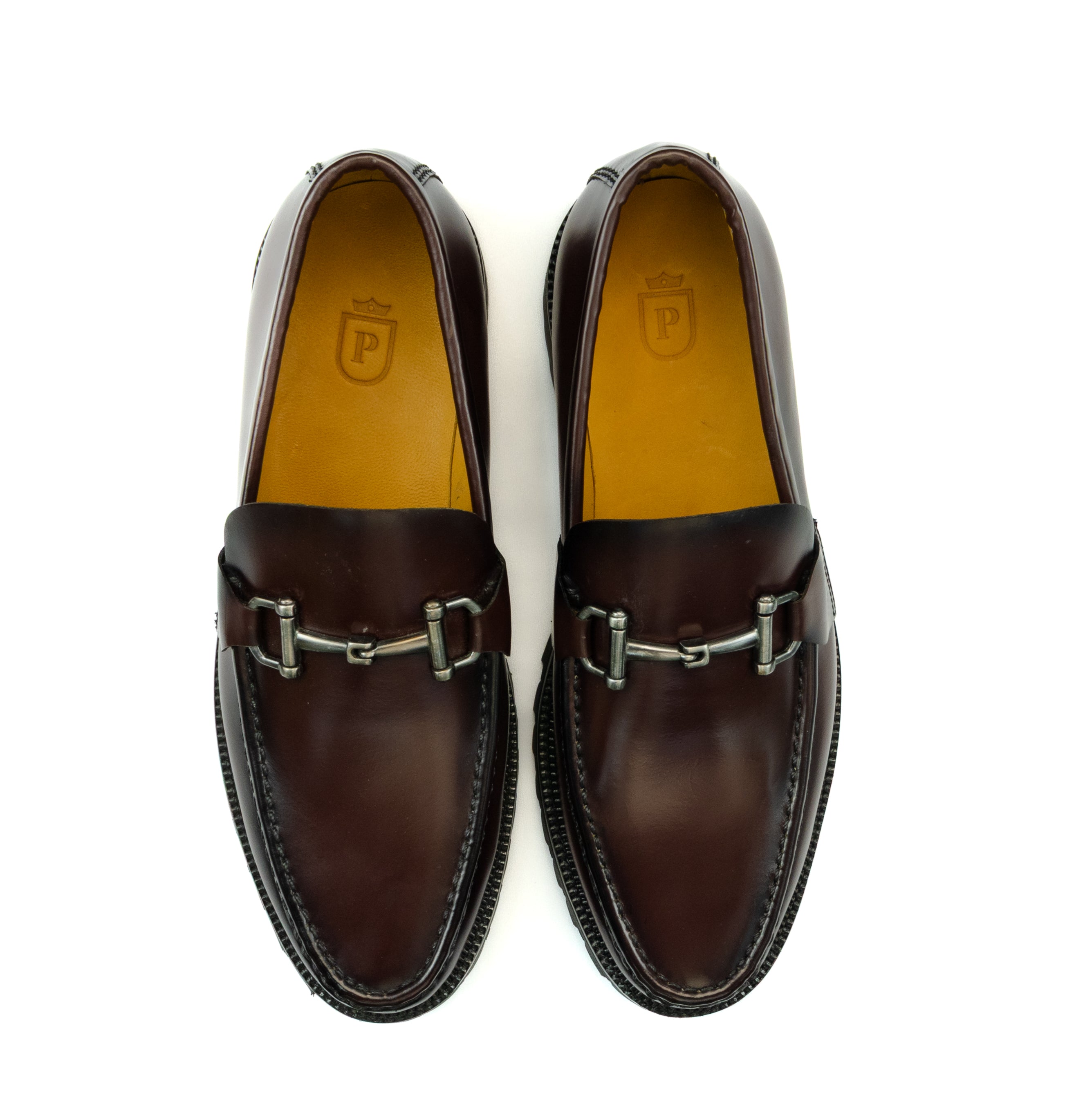 Mocassim Casual Guilherme Solado Tratorado - cor vinho fumê