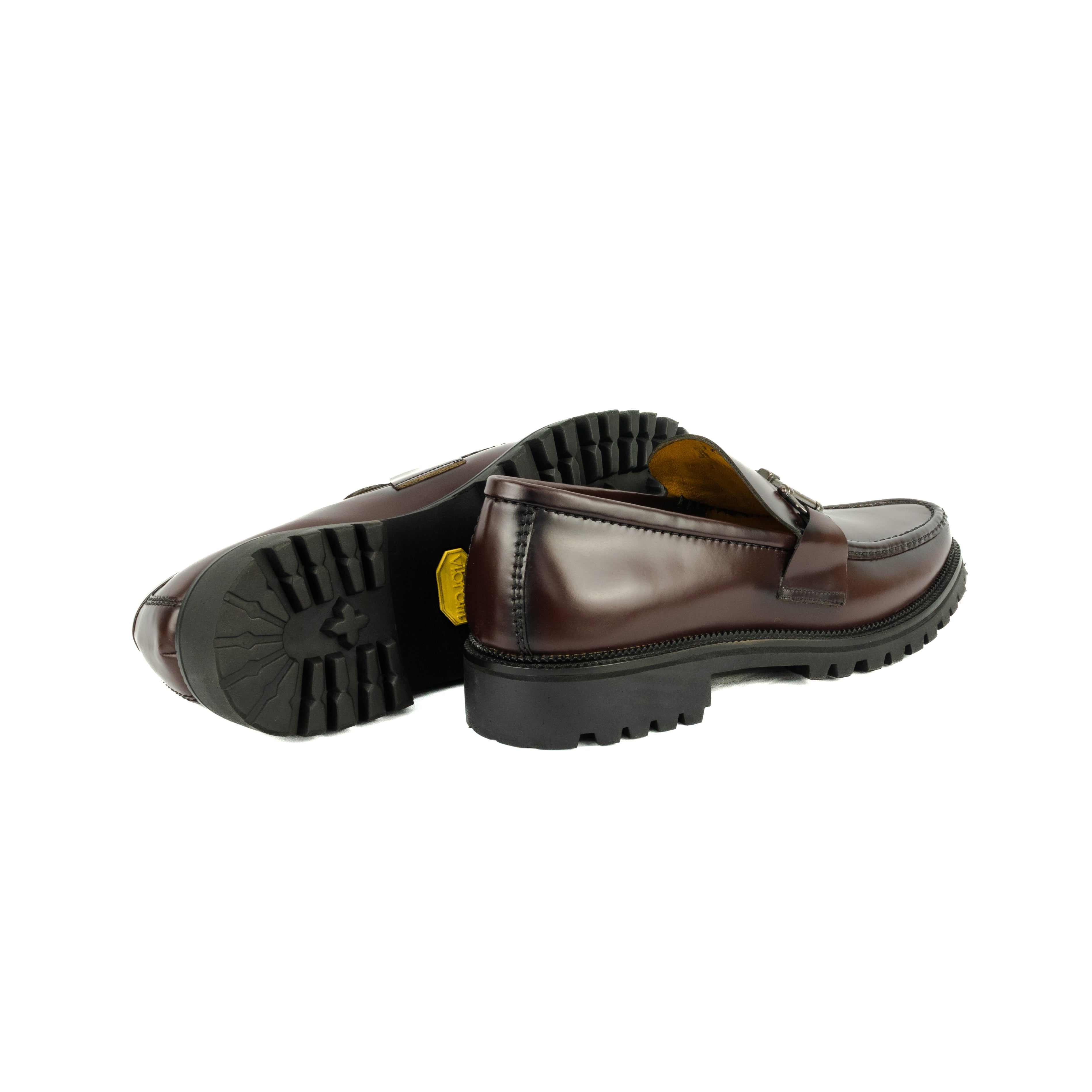 Mocassim Casual Guilherme Solado Tratorado - cor vinho fumê