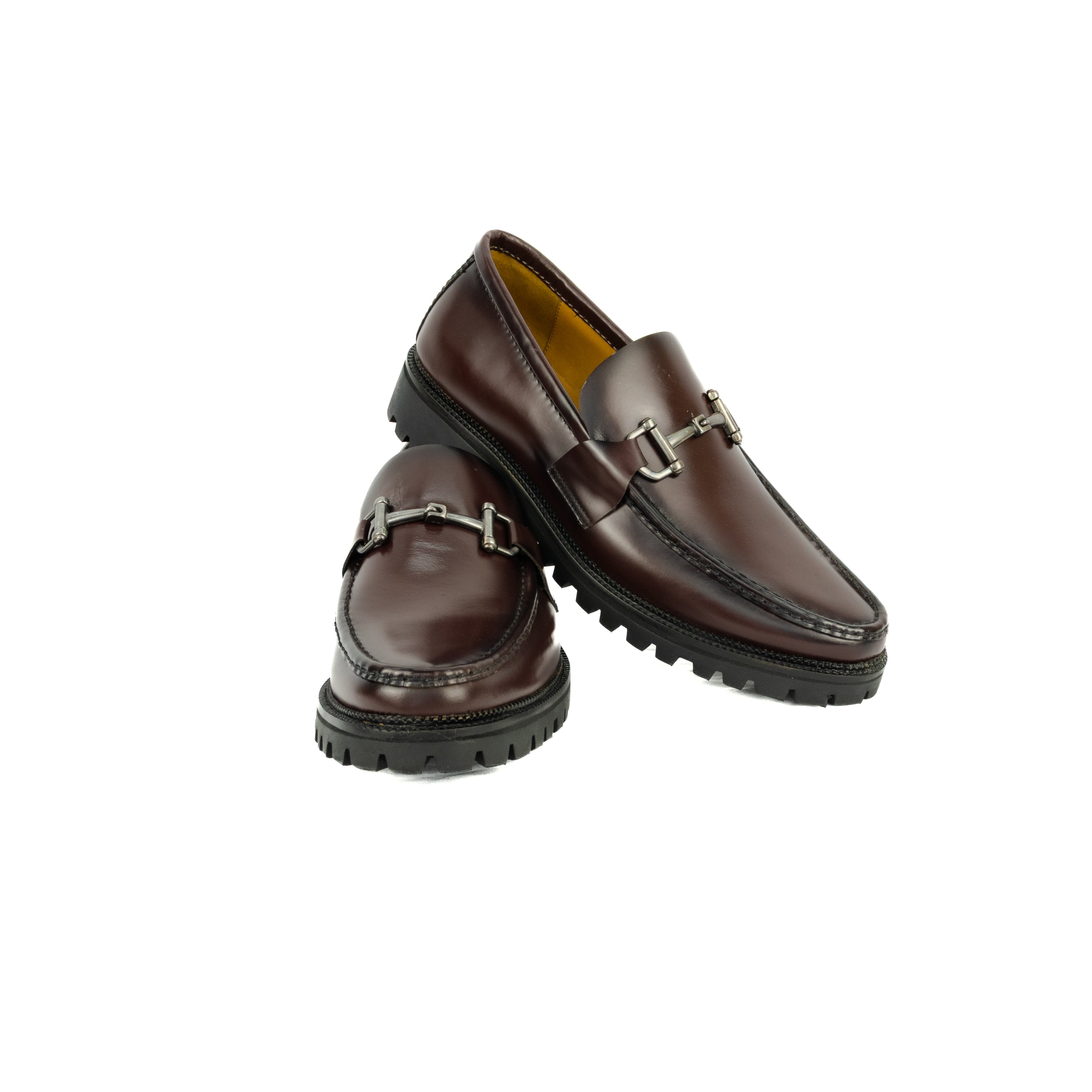 Mocassim Casual Guilherme Solado Tratorado - cor vinho fumê