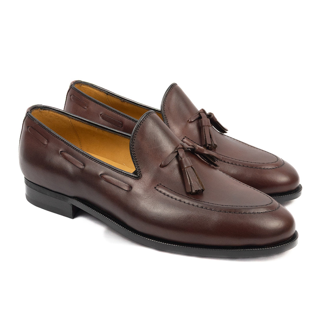 Clássico Tassel Loafer Windsor - cor artesanal vinho