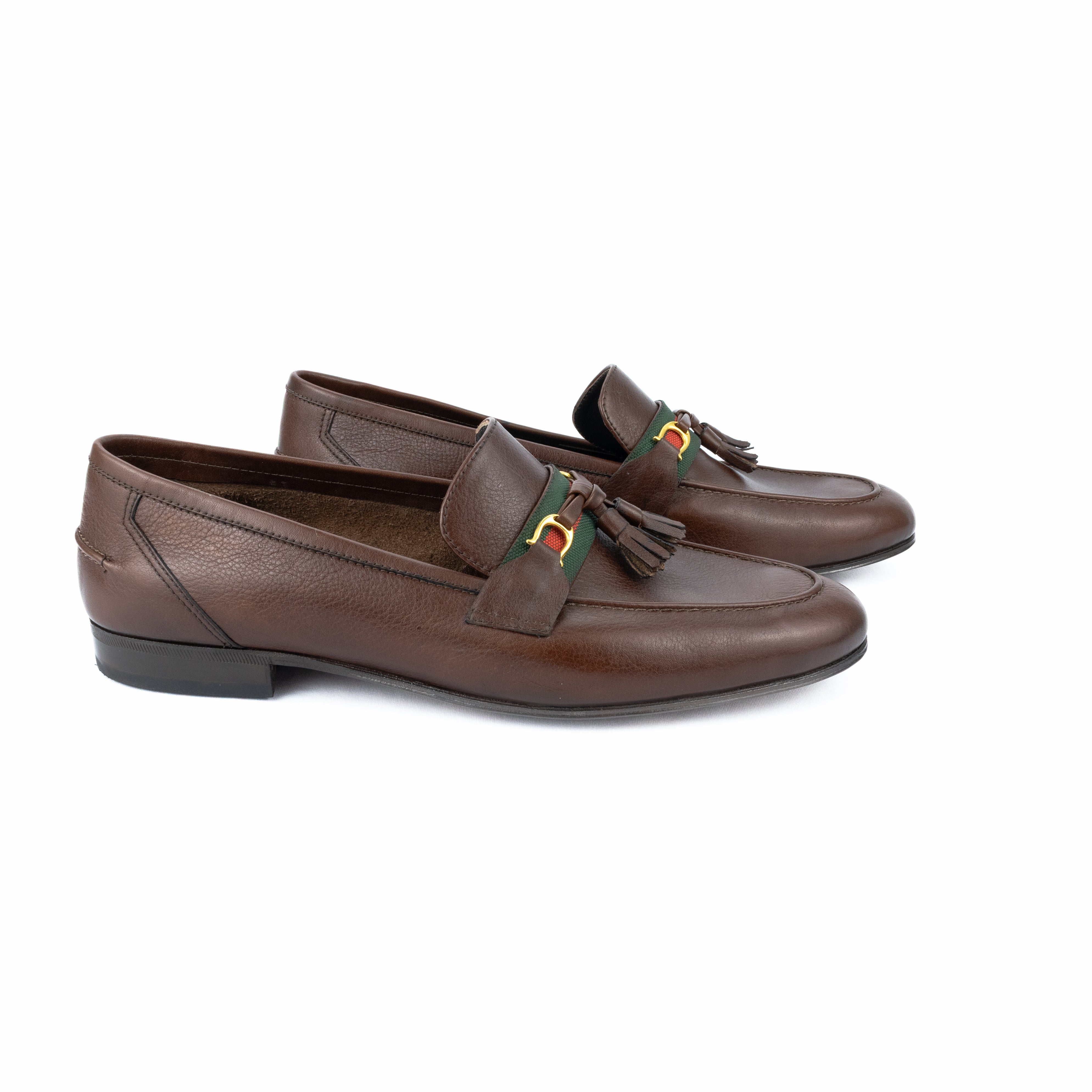 ÚLTIMO PAR TAMANHO 44 Mocassim estilo italiano Bianchi cor pinhão