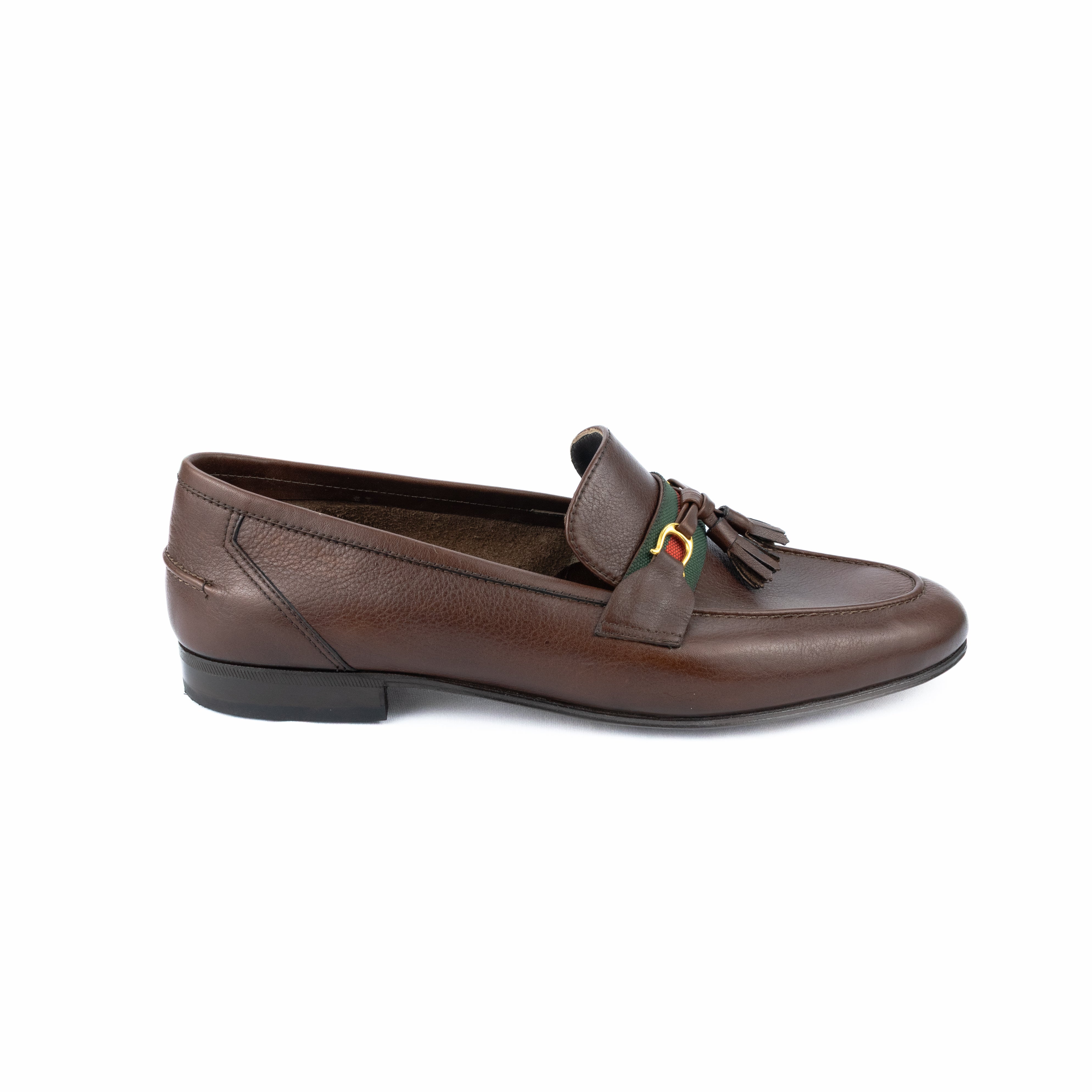 ÚLTIMO PAR TAMANHO 44 Mocassim estilo italiano Bianchi cor pinhão
