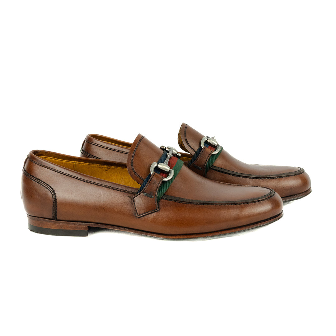 Mocassim estilo Italiano Luca cor artesanal chocolate