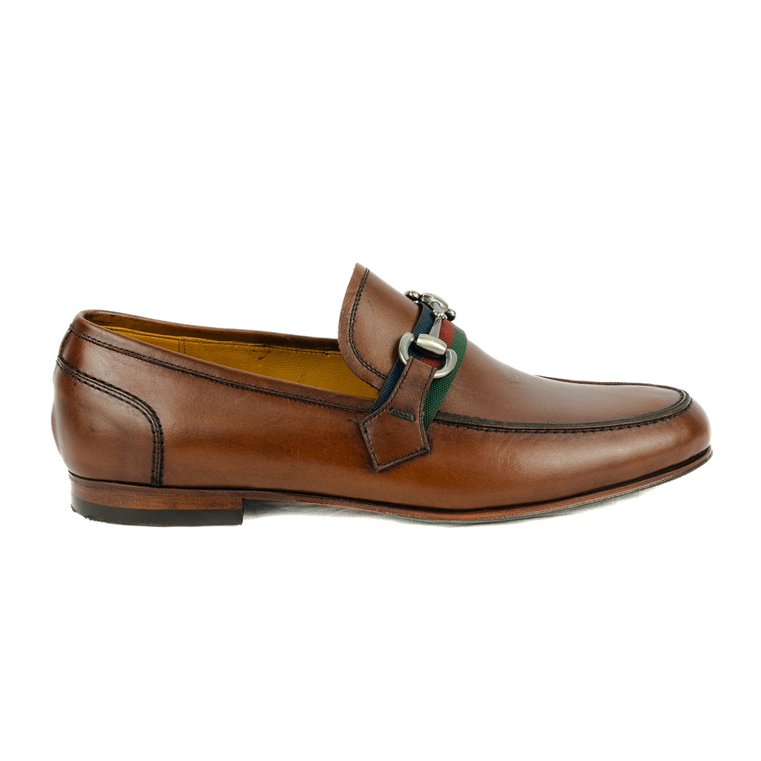 Mocassim estilo Italiano Luca cor artesanal chocolate