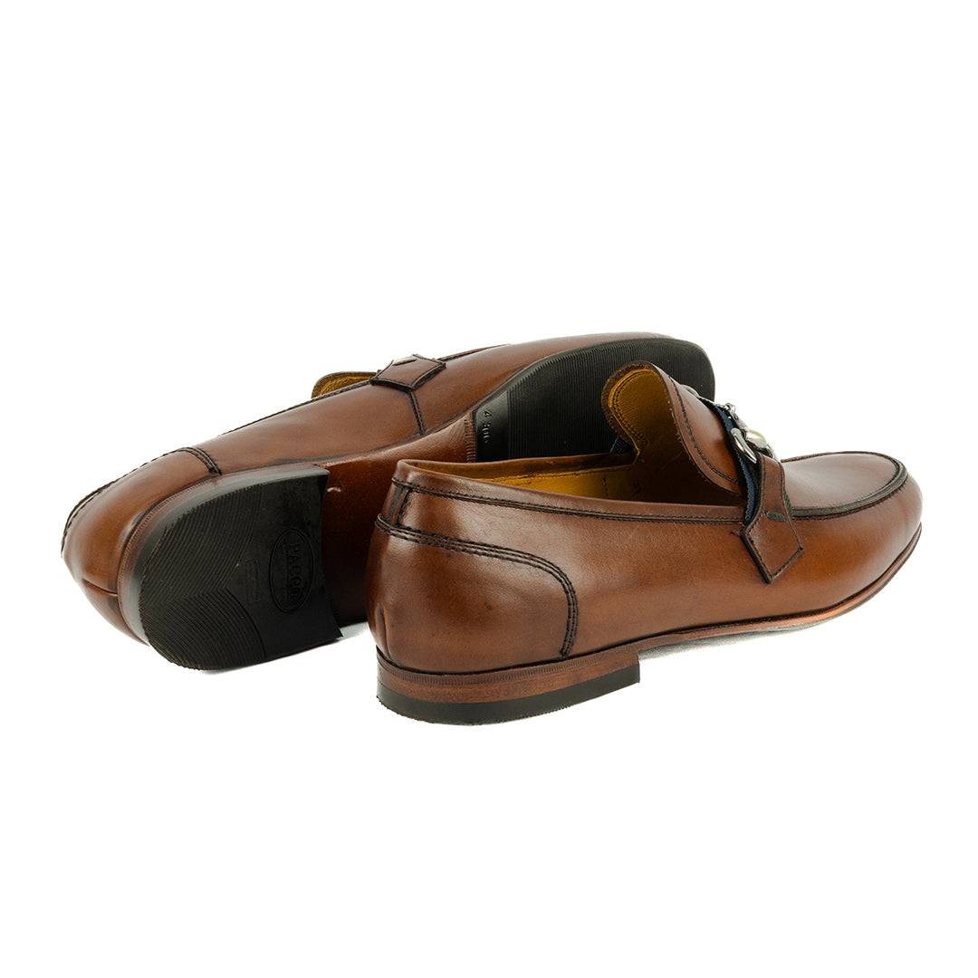 Mocassim estilo Italiano Luca cor artesanal chocolate