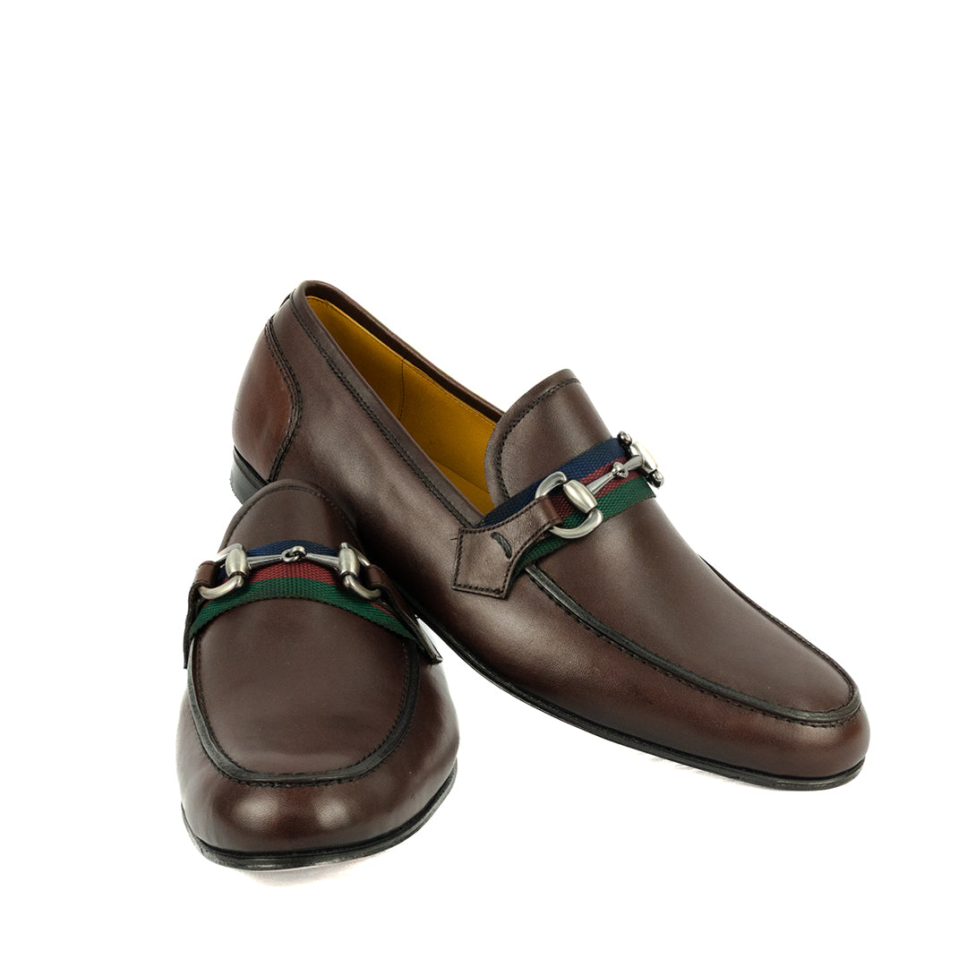 Mocassim estilo italiano Luca cor artesanal vinho