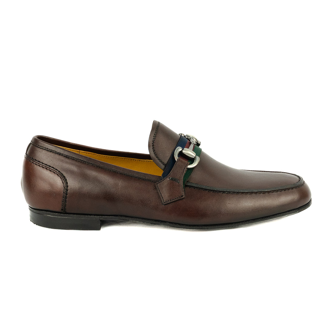 Mocassim estilo italiano Luca cor artesanal vinho