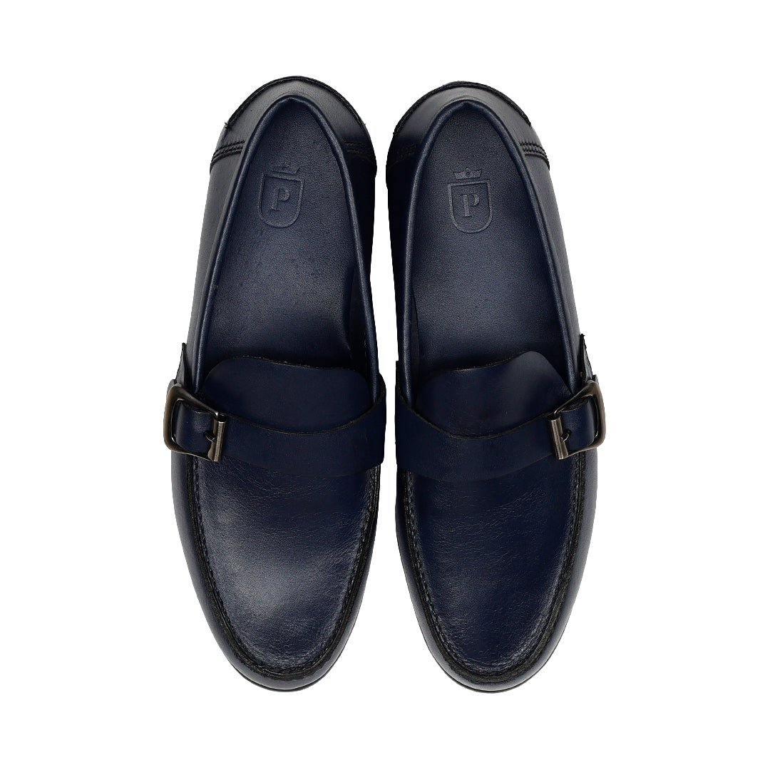 Moccasin Argentinian Juan - navy blue color