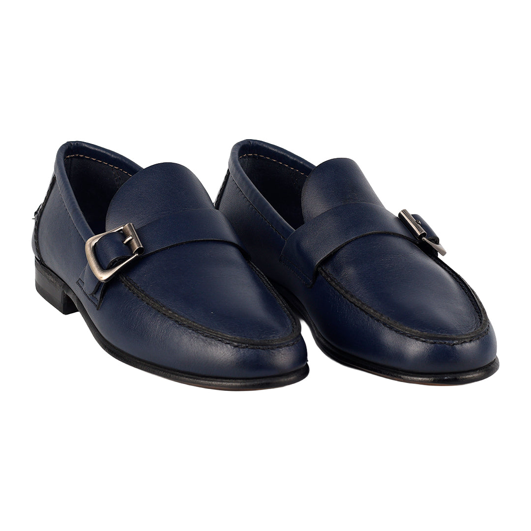 Moccasin Argentinian Juan - navy blue color