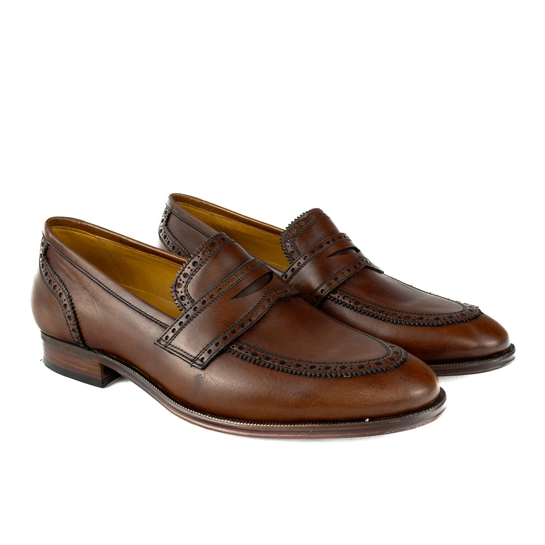 Loafer estilo Inglês Christopher - cor Artesanal Chocolate