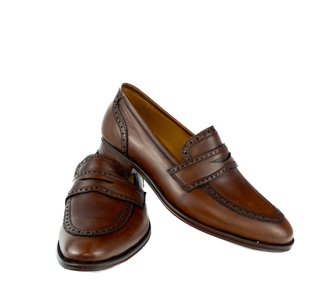 Loafer estilo Inglês Christopher - cor Artesanal Chocolate
