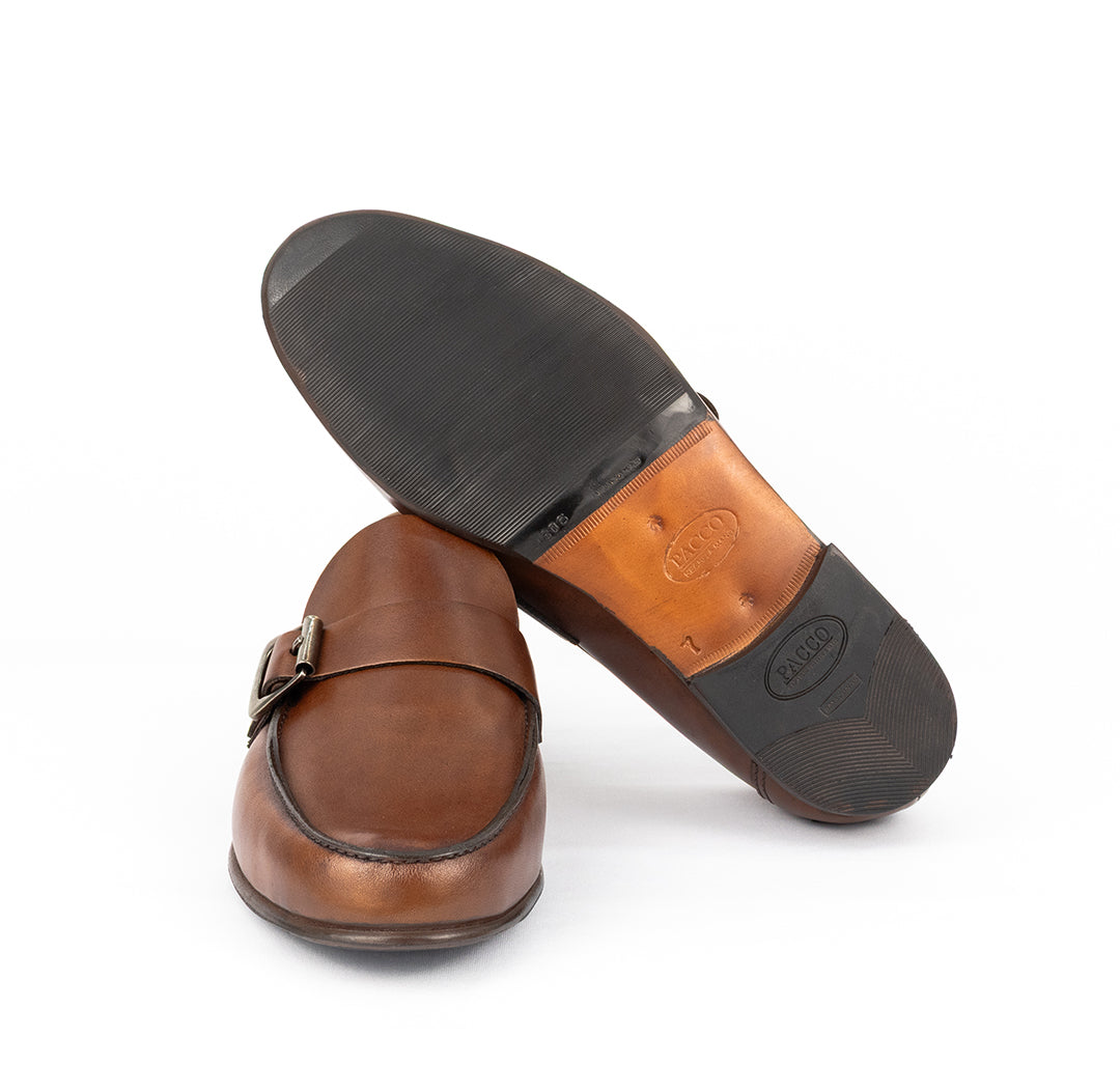 SÉRIE LIMITADA Mocassim Argentino Juan Couro Flexível cor marrom chocolate