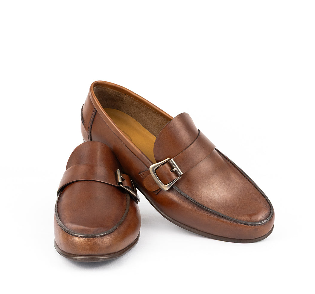 SÉRIE LIMITADA Mocassim Argentino Juan Couro Flexível cor marrom chocolate