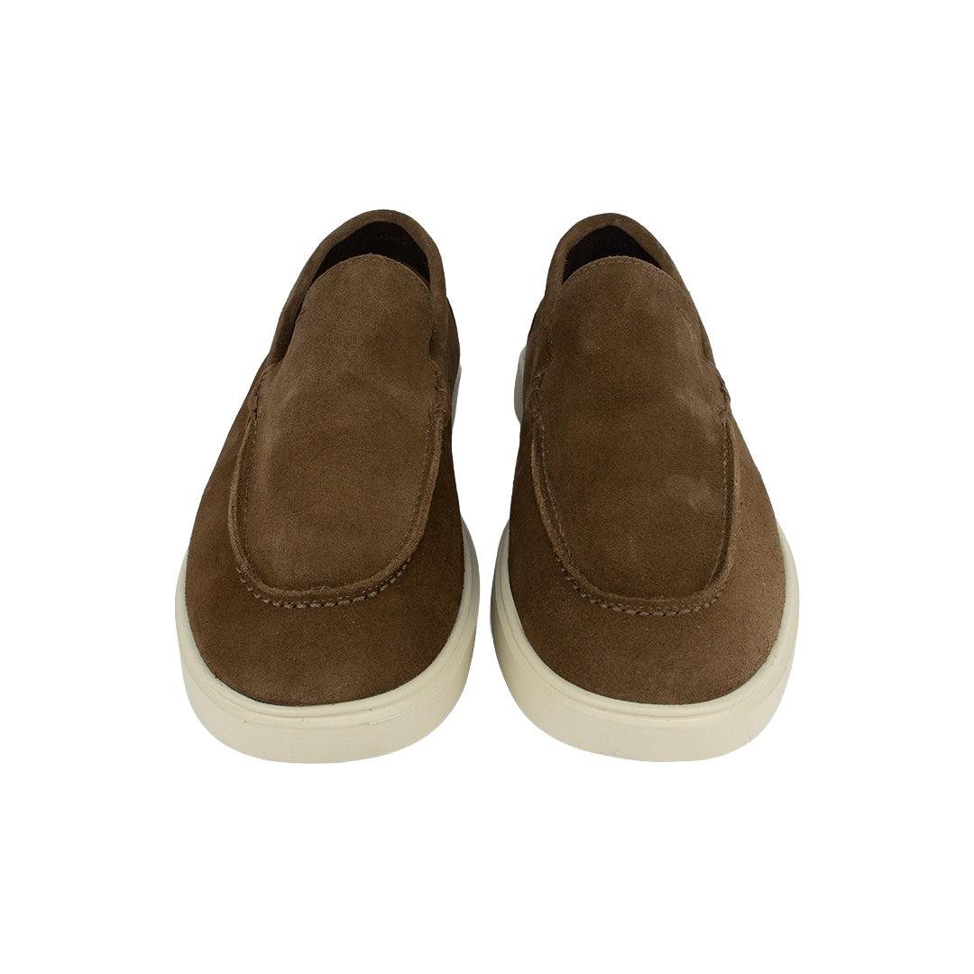 Mocassim Casual em camurça - cor pecan