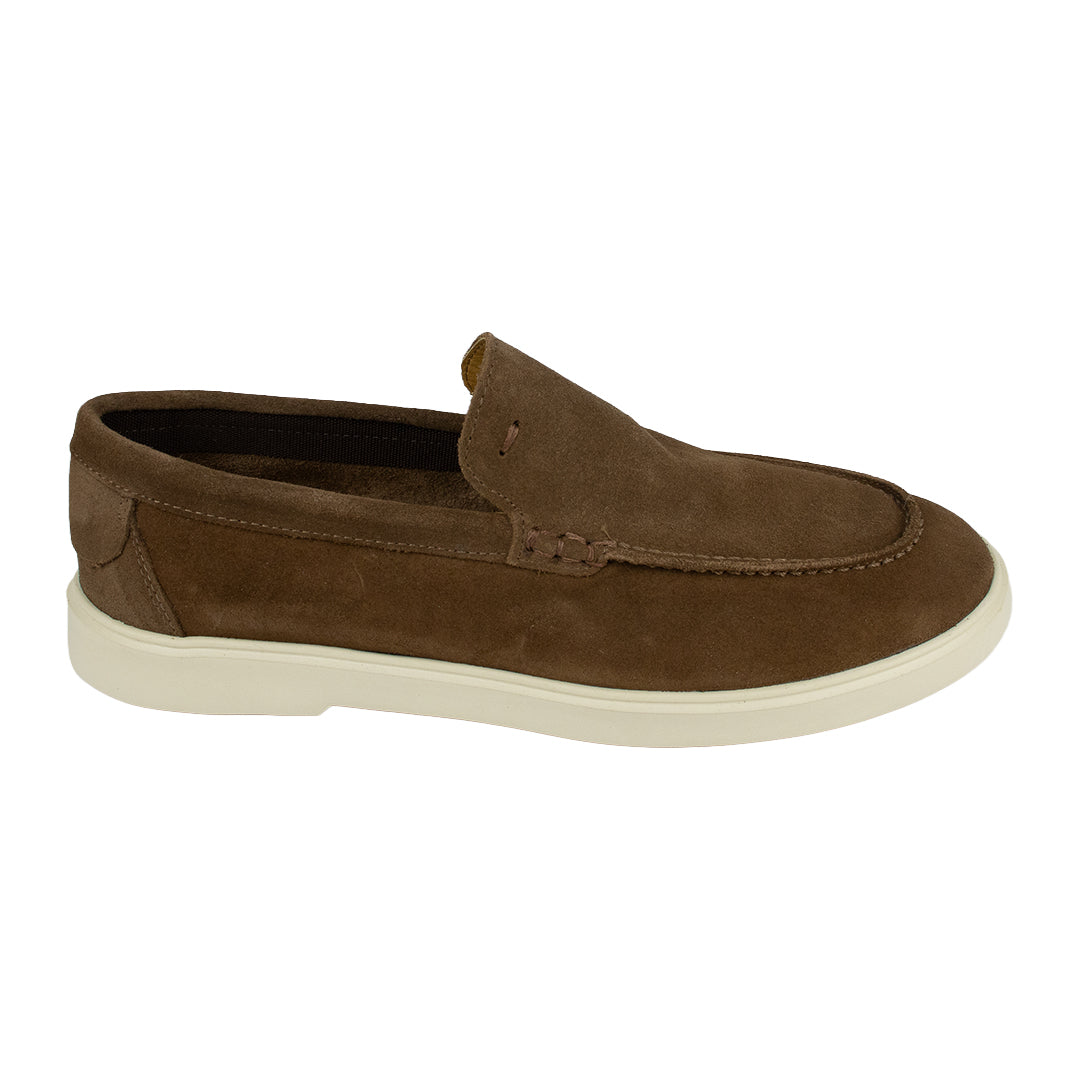 Mocassim Casual em camurça - cor pecan