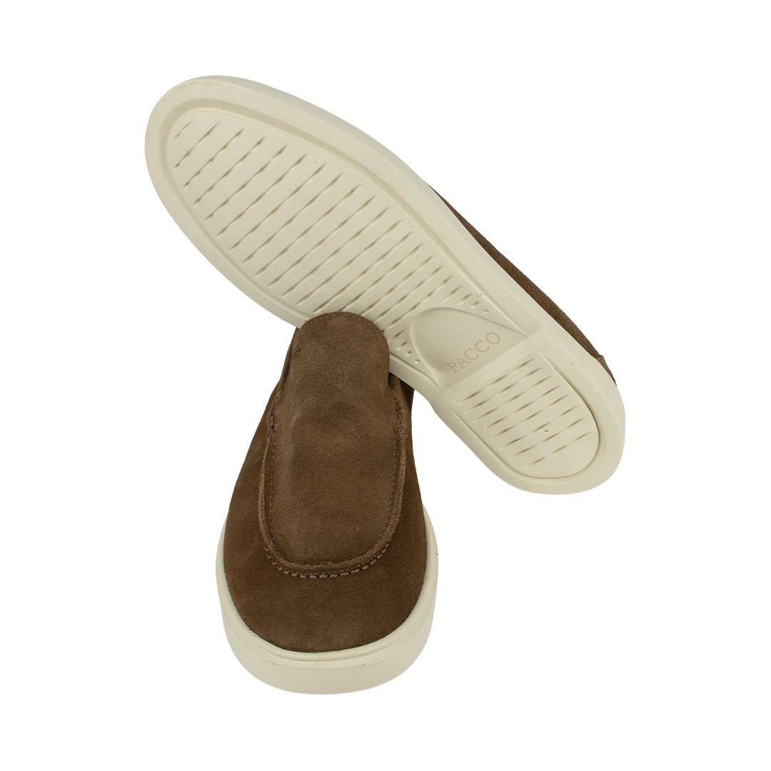 Mocassim Casual em camurça - cor pecan