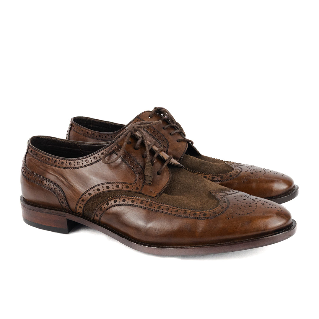 ÚLTIMO PAR TAMANHO 44 Derby Brogue Wellington