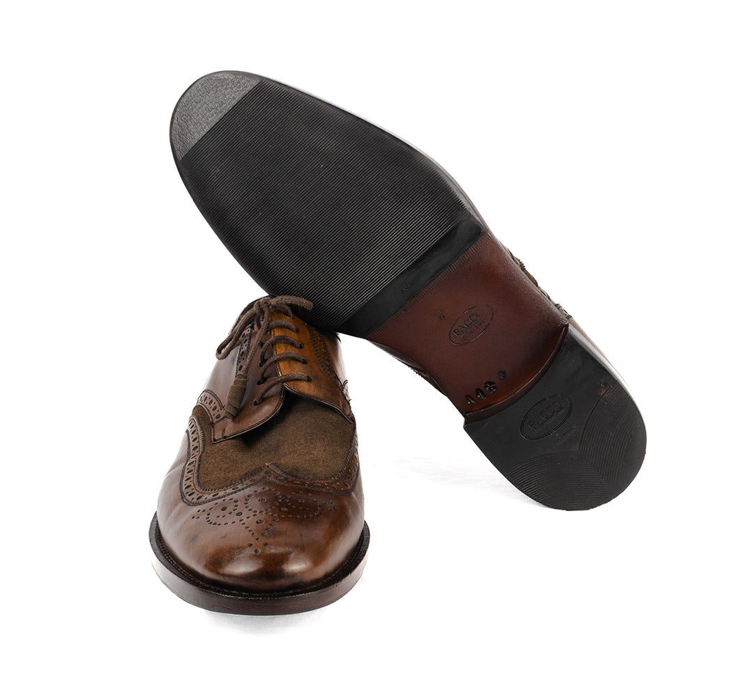 ÚLTIMO PAR TAMANHO 44 Derby Brogue Wellington