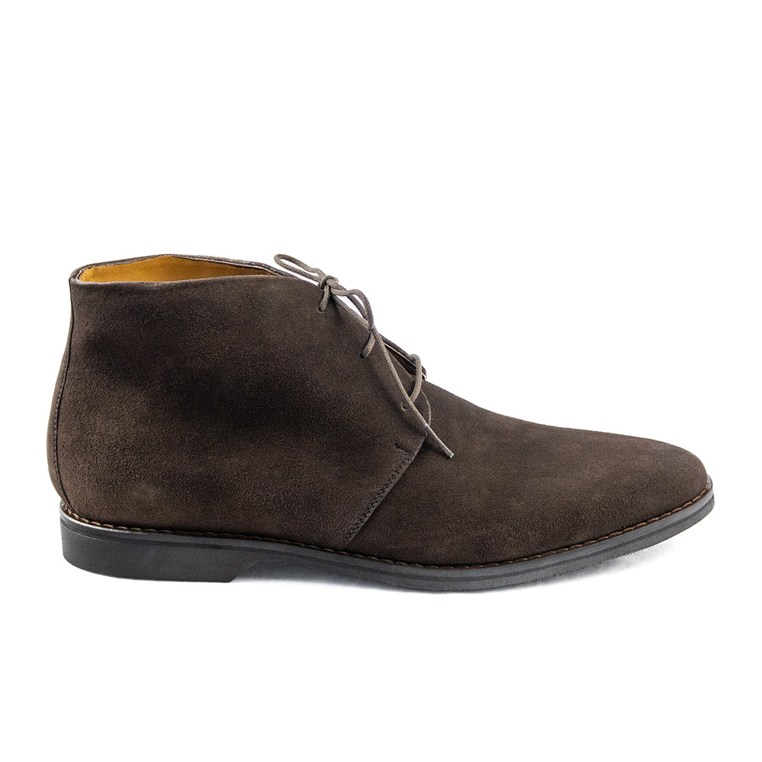 Bota Chukka Liverpool em camurça cor marrom café