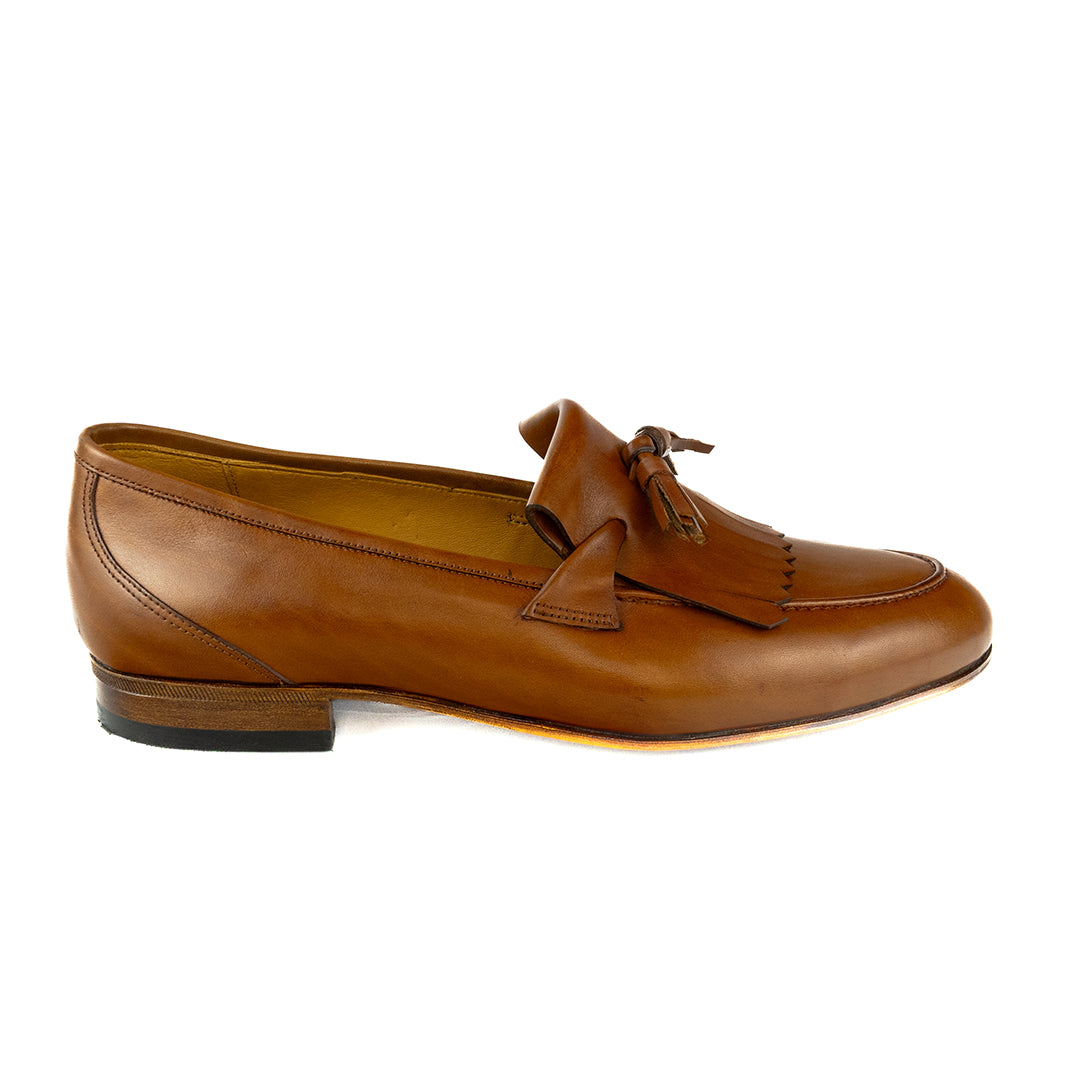 Tassel Loafer Kiltie Benjamin - cor Artesanal Havana