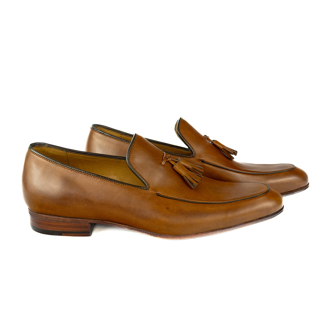 Tassel Loafer Lorenzo criação exclusiva Pacco - cor Artesanal Havana