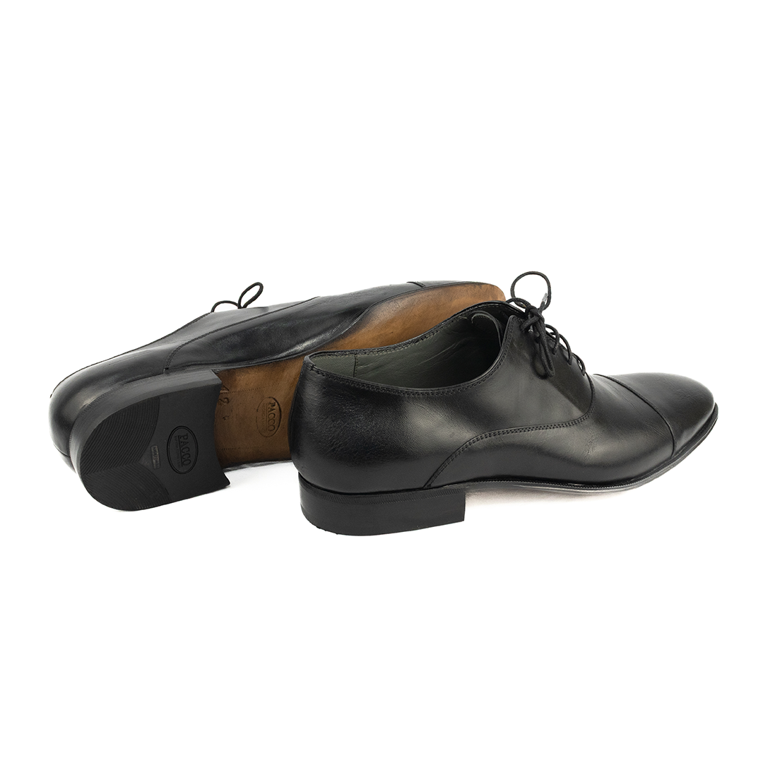 ÚLTIMO PAR TAMANHO 45 Oxford Cap Toe Matteo - cor preto