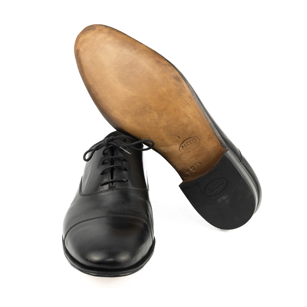 ÚLTIMO PAR TAMANHO 45 Oxford Cap Toe Matteo - cor preto