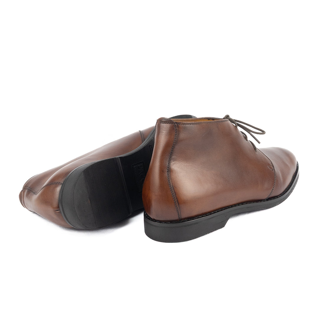 Bota Chukka Liverpool de extremo conforto cor chocolate