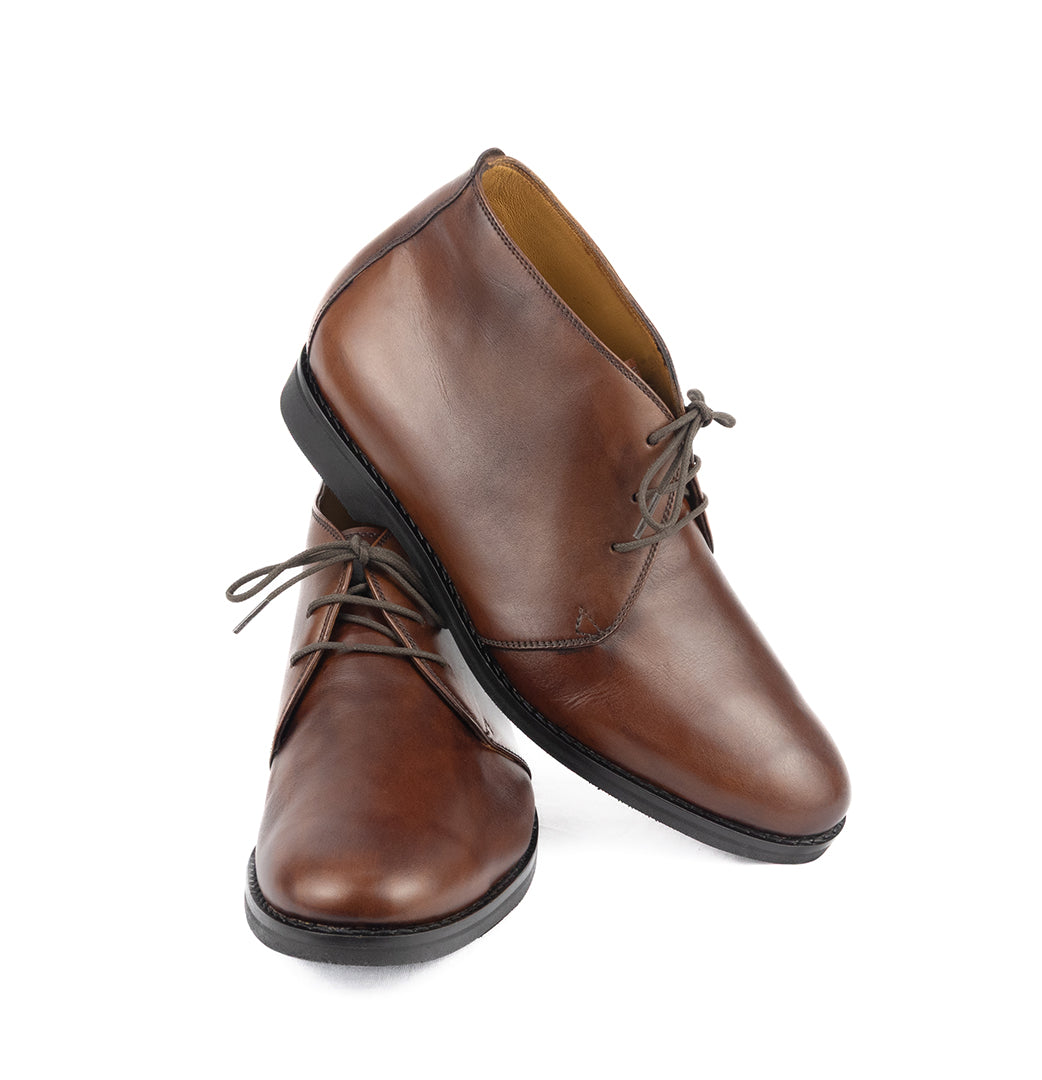 Bota Chukka Liverpool de extremo conforto cor chocolate