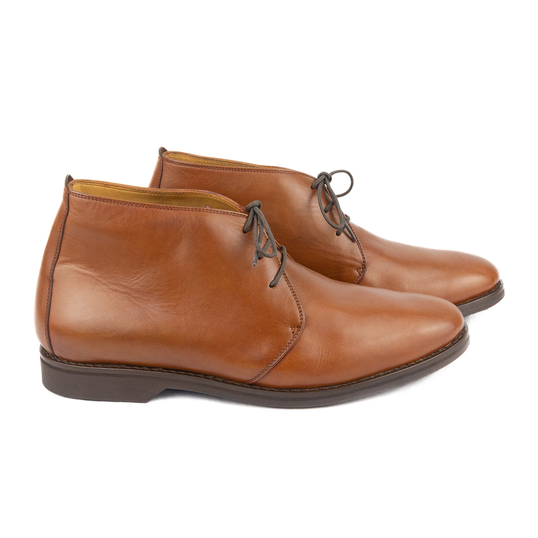 Bota Chukka Liverpool de extremo conforto cor havana