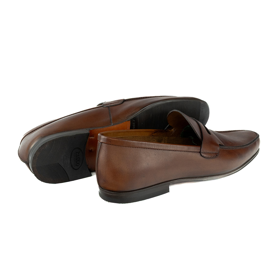 Mocassim Hiper Flexível Milão - cor Artesanal Chocolate