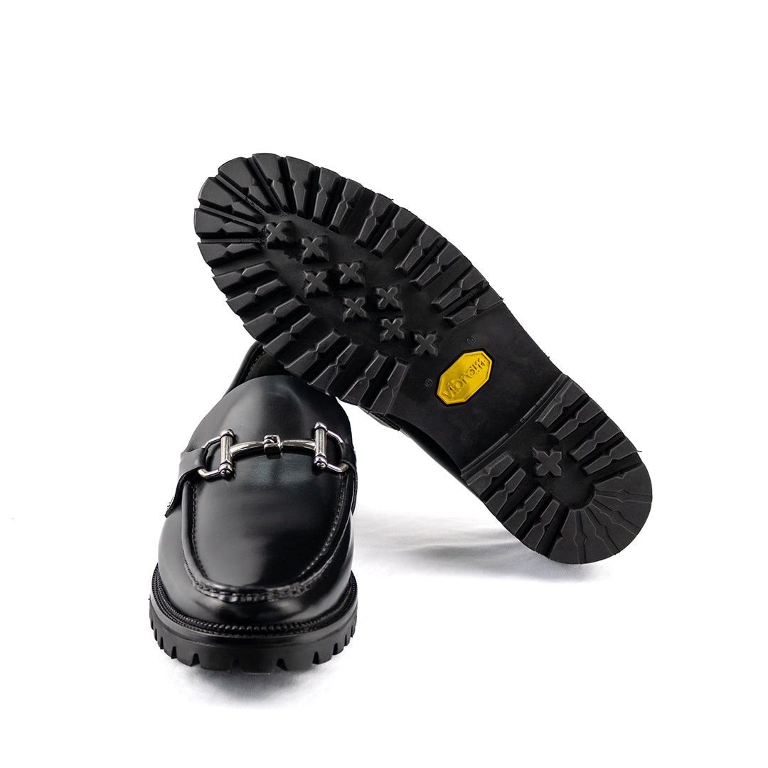 Mocassim Casual Guilherme Solado Tratorado cor preto