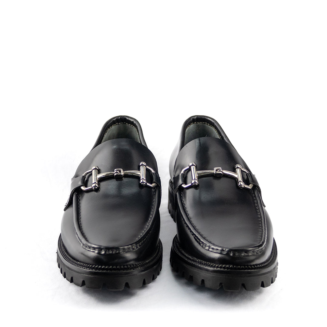 Mocassim Casual Guilherme Solado Tratorado cor preto