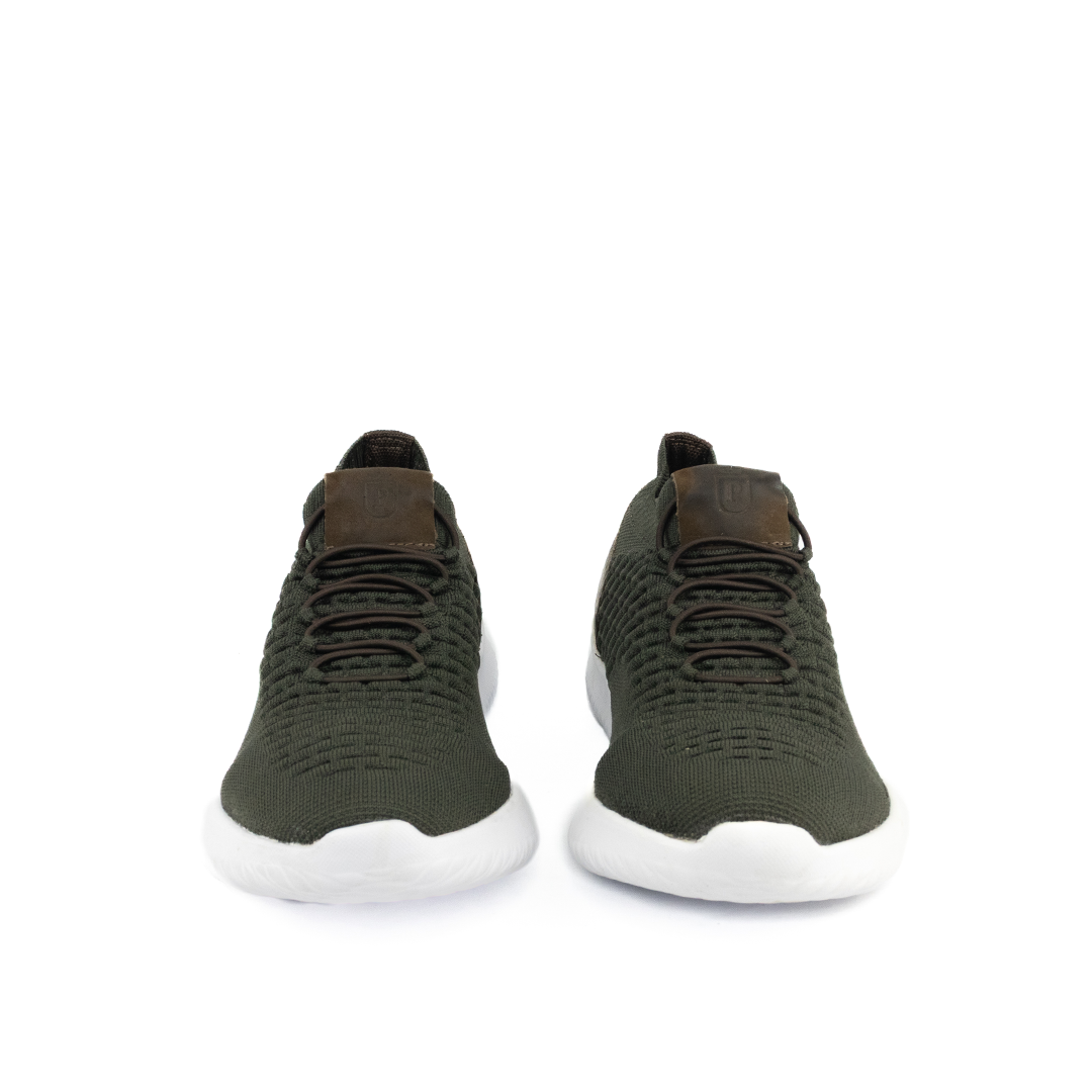 ÚLTIMO PAR TAMANHO 38 Sapatênis Knit cor - Verde Militar