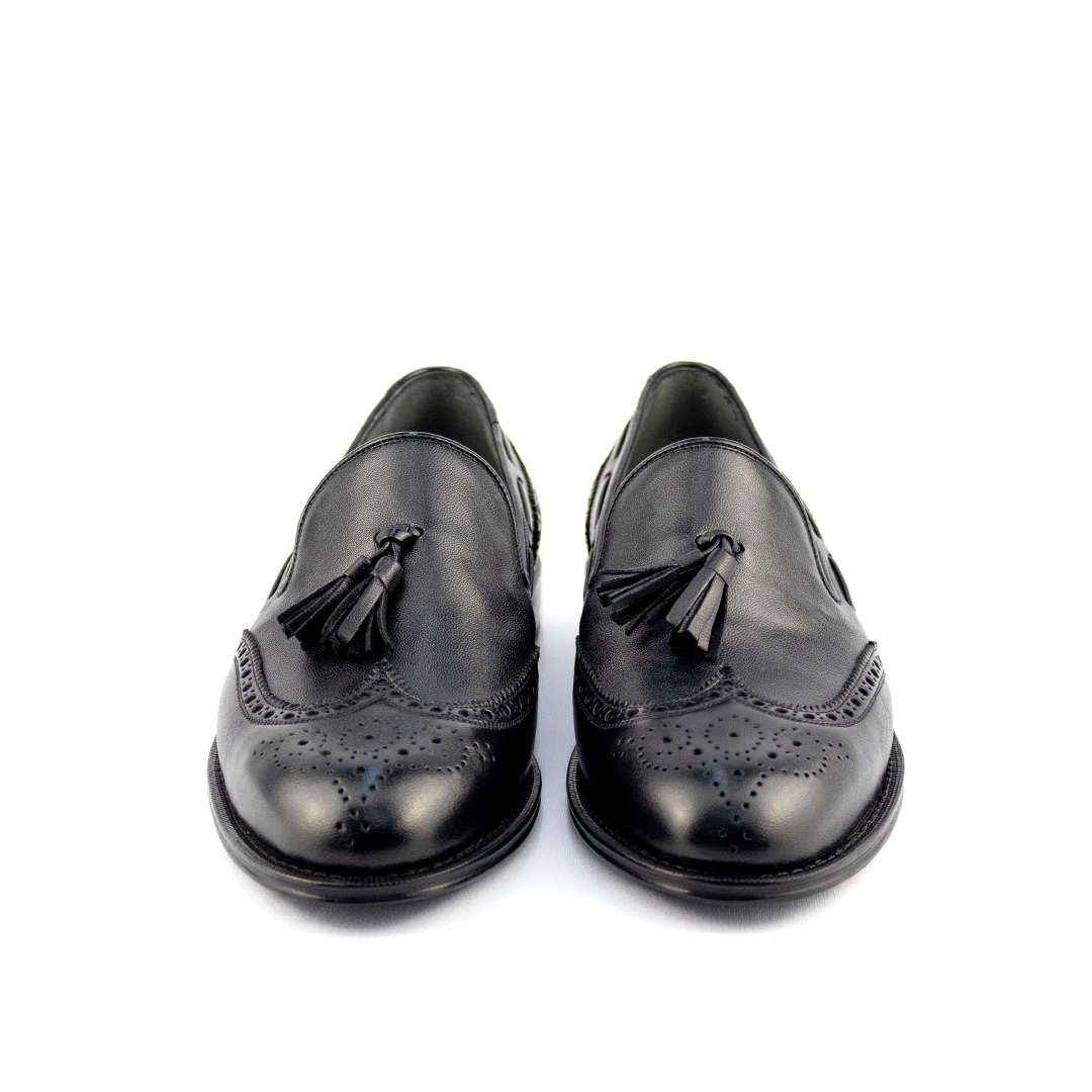 Tassel Loafer estilo Inglês Liam cor preto