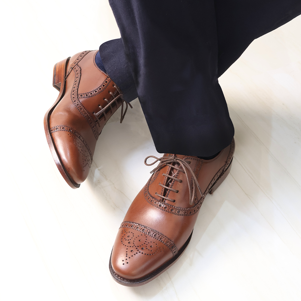 Oxford Half Brogue - William Craft Color Mahogany