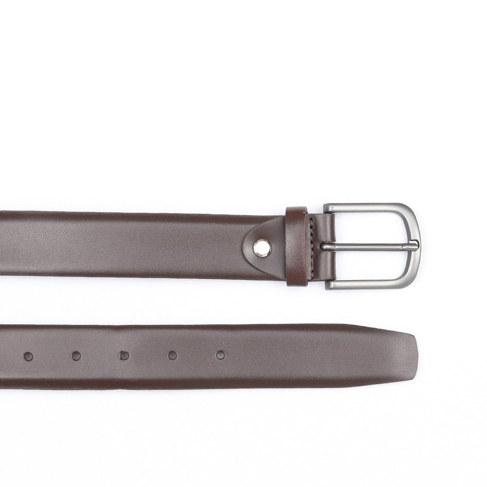 Basic Social Belt width 3.5 CM, color Coffee Brown