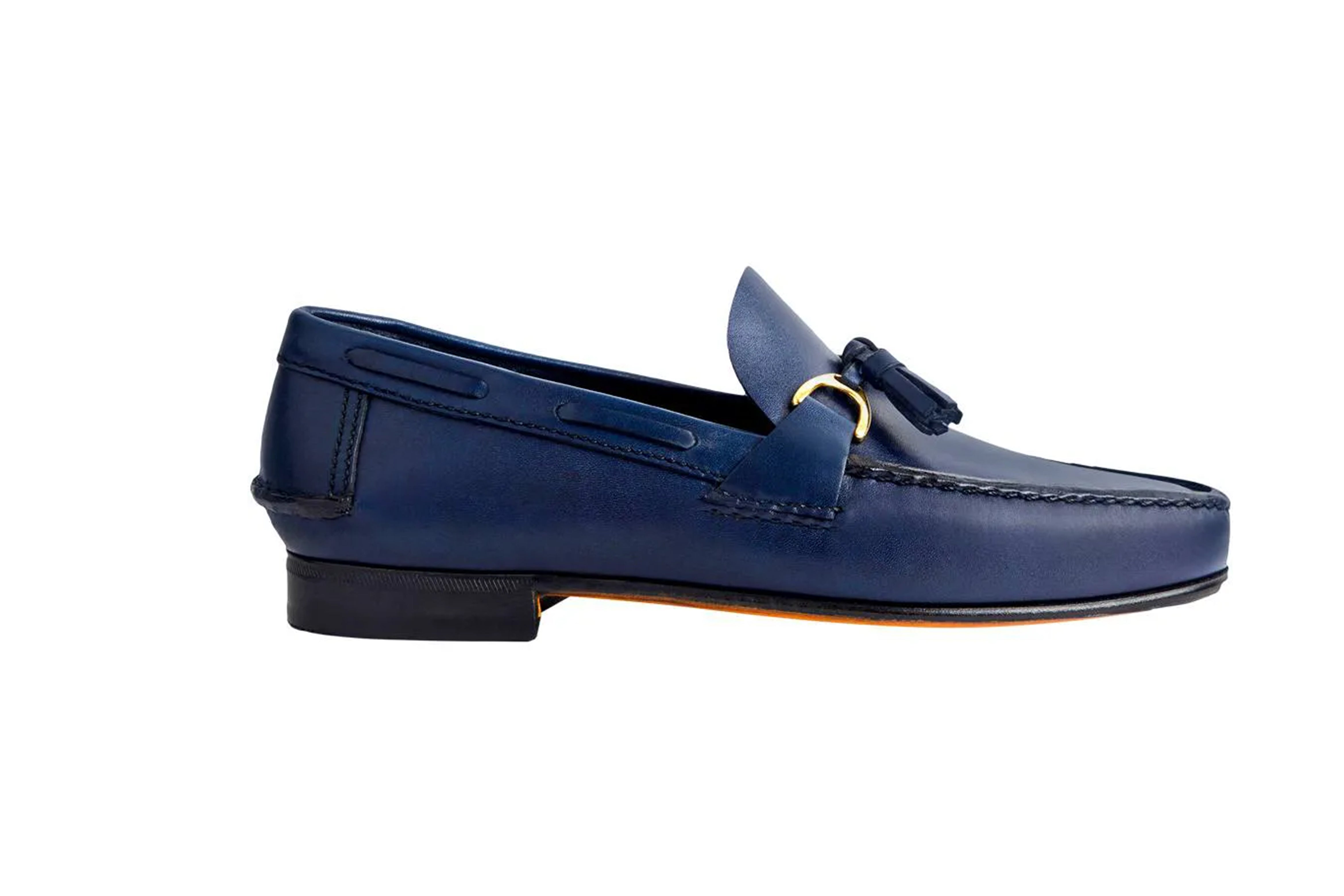 Classic Argentinian Moccasin - Miguel navy blue