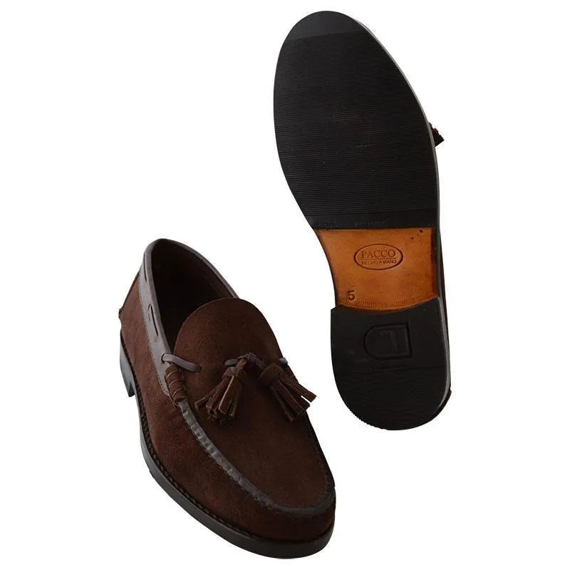 Casual Moccasin - Ramon Suede Coffee Brown