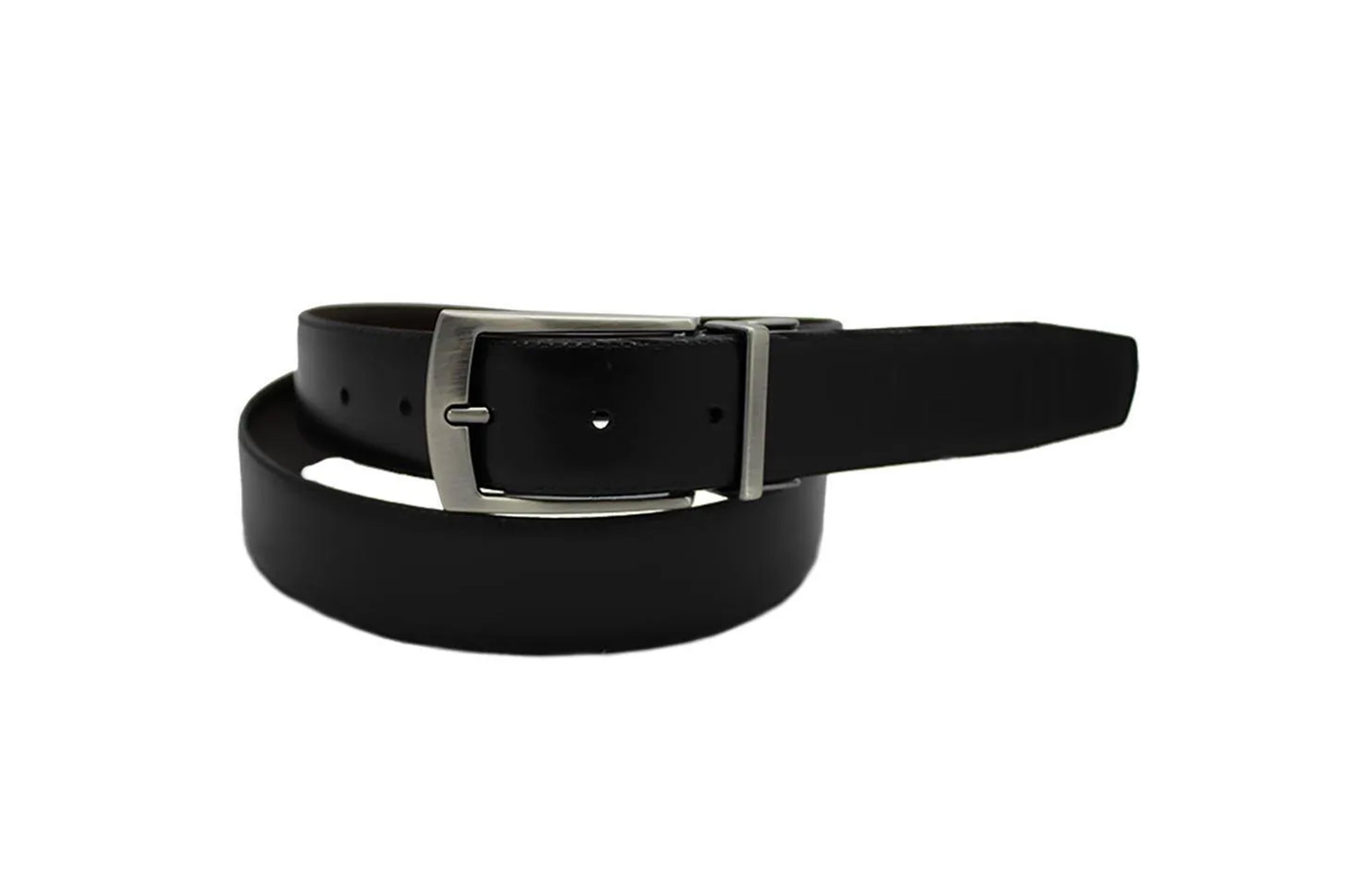 Social Double Face Belt - Black with Coffee Brown