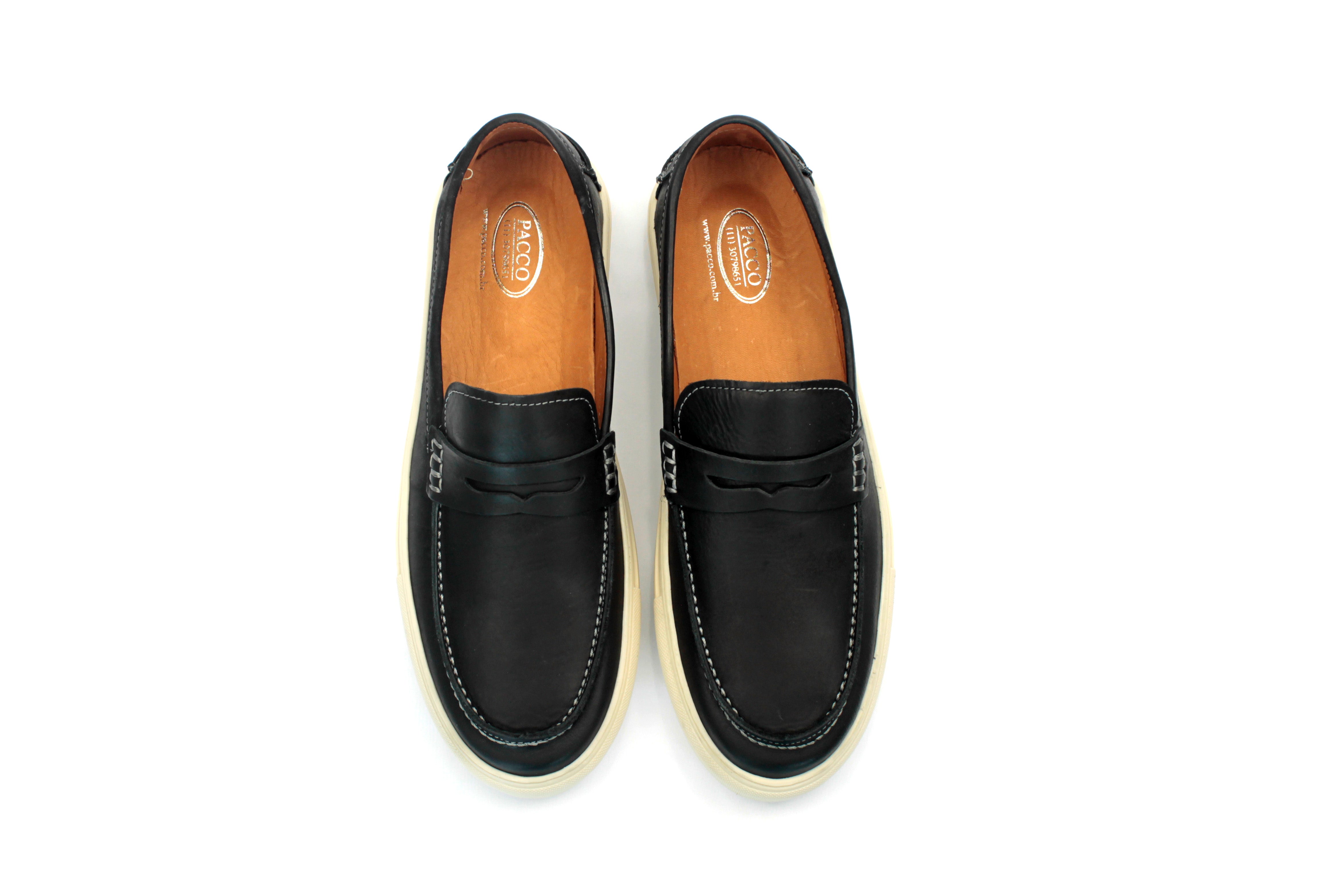 Slip-On Mobi - Vintage Leather Black