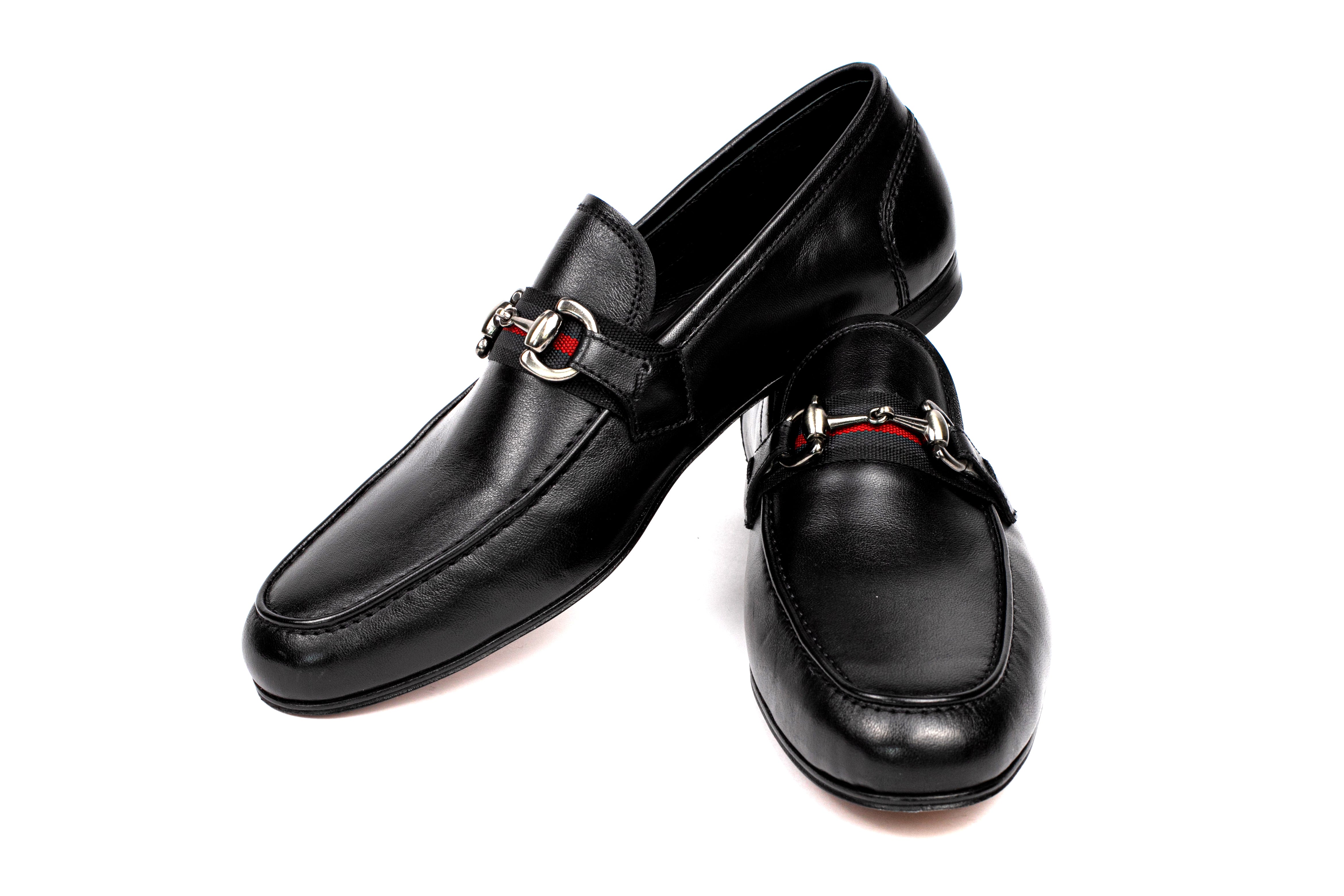 Italian style loafers - Luca in Black