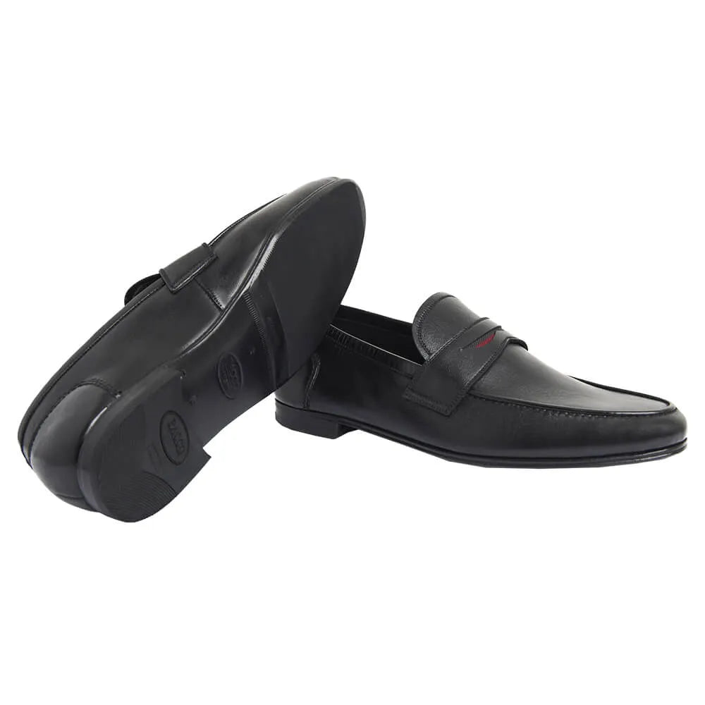 Italian style loafers - Paolo in Black