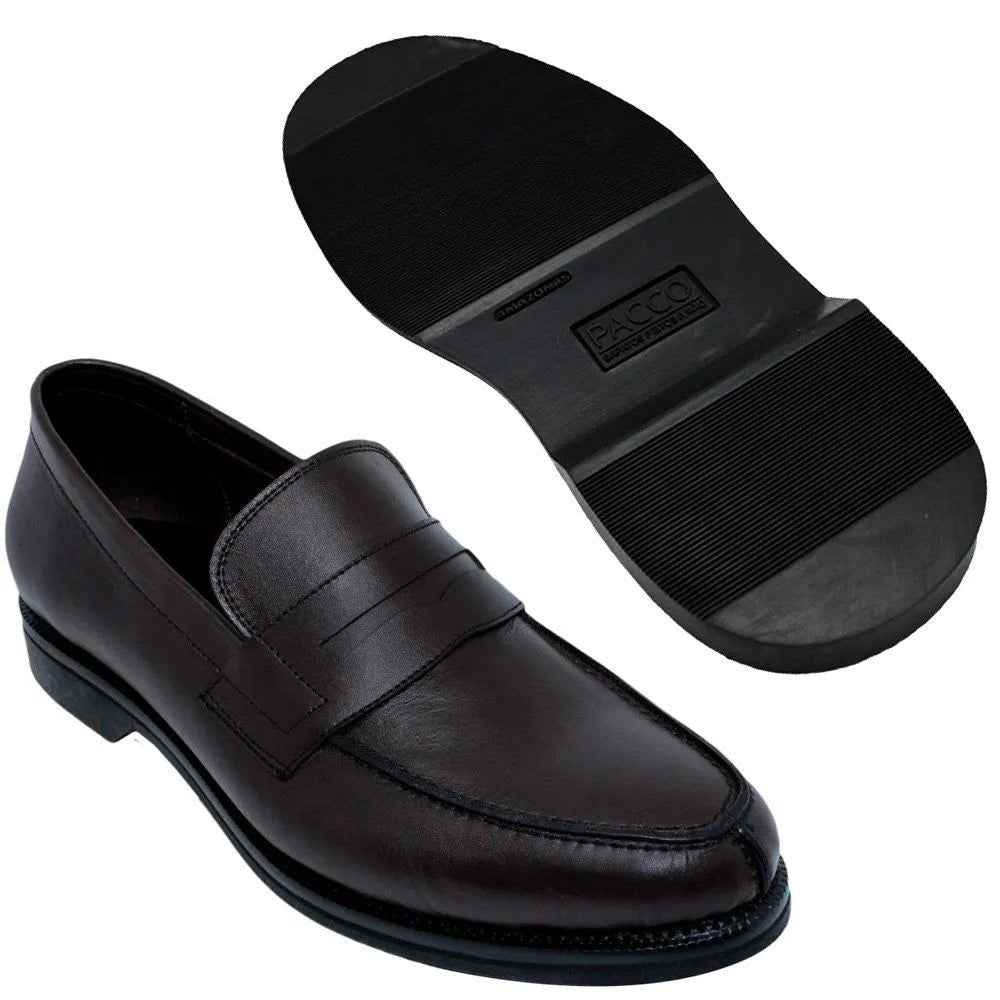 Loafer Social Rubber sole - León in Coffee Brown