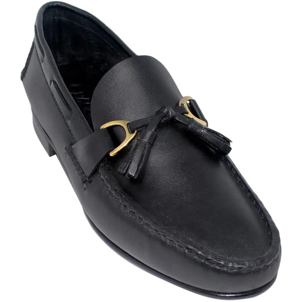 Classic Argentinian Moccasin - Miguel in Black